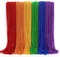Pride Beads Stuff, Pride Necklace Accessories,100PCS 6 Kinds of LGBTQ Metallic Beads Necklace Bulk, Gay Lesbian Pride Necklace for Women Men, Costumes Decor for Pride Month Parade Throws Party Favors